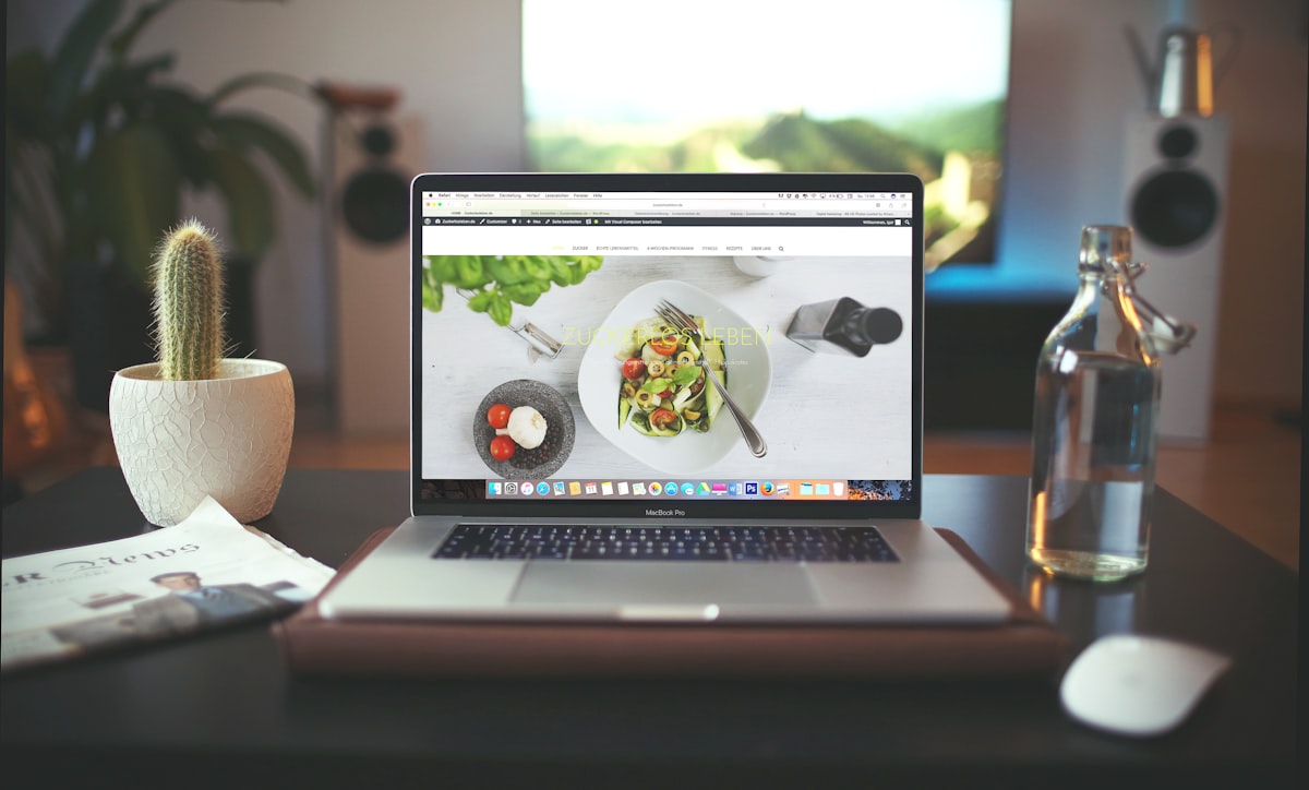 Professional chef and nutritionist in modern kitchen